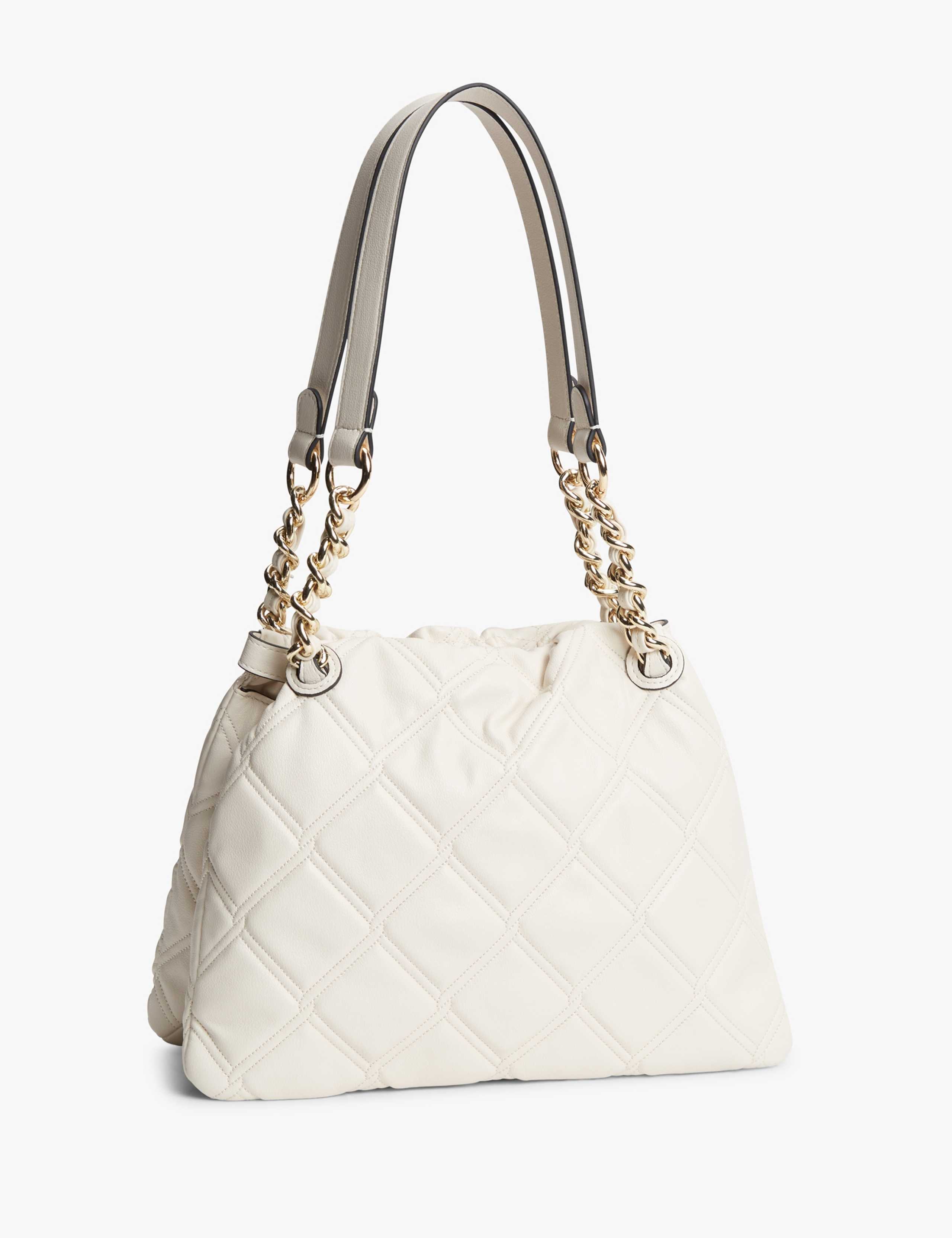 Tommy Hilfiger quilted mini tote bag faux leather (British brand)