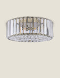 Laura Ashley Fernhurst crystal flush ceiling light, imported from the UK