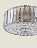 Laura Ashley Fernhurst crystal flush ceiling light, imported from the UK