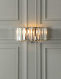 Laura Ashley Fernhurst faceted crystal wall light - British product