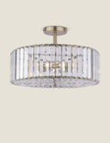 Laura Ashley Fernhurst semi flush ceiling light 45cm - British product