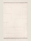 Asiatic Fes rug shaggy pile geometric pattern, imported from the UK