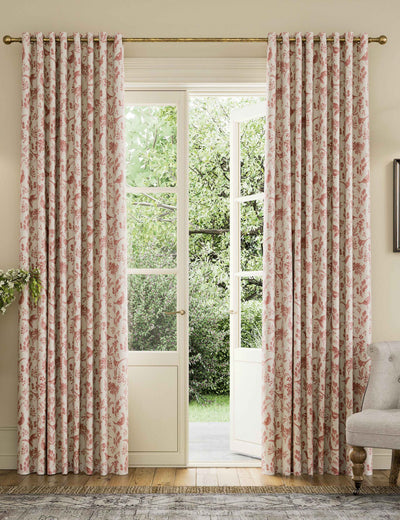 M&S Joules Festival Pheasants Pure Cotton Eyelet Blackout Curtains- Buy online at McGrocer