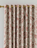 Joules Festival Pheasants pure cotton eyelet blackout curtains (British brand)