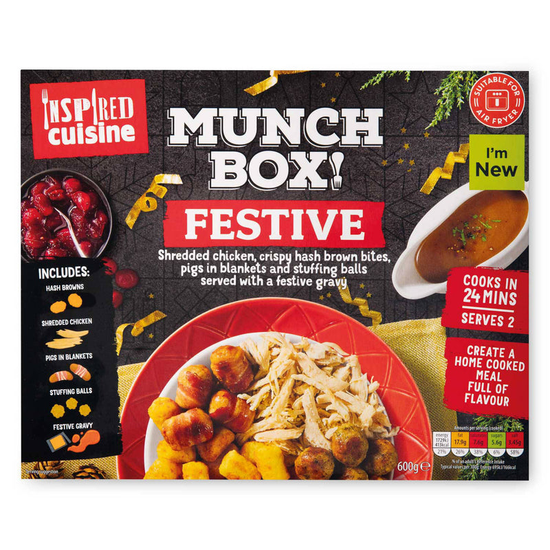 Festive Munch Box frozen meal for two - British product