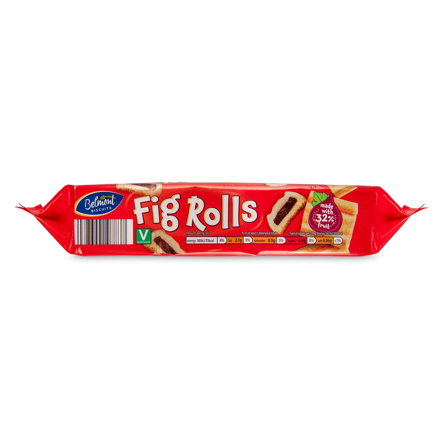 Belmont Fig Rolls classic British biscuits (British brand)