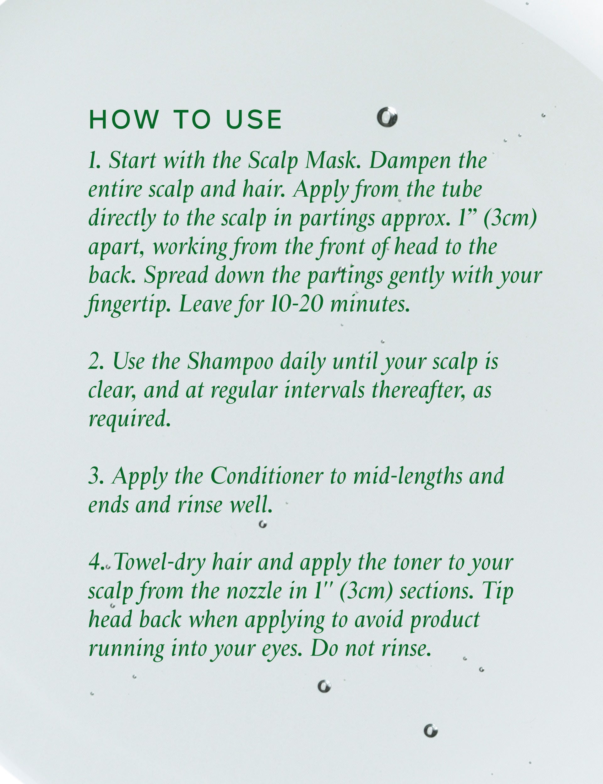 Philip Kingsley flaky itchy scalp treatment kit with mask shampoo and toner - British product