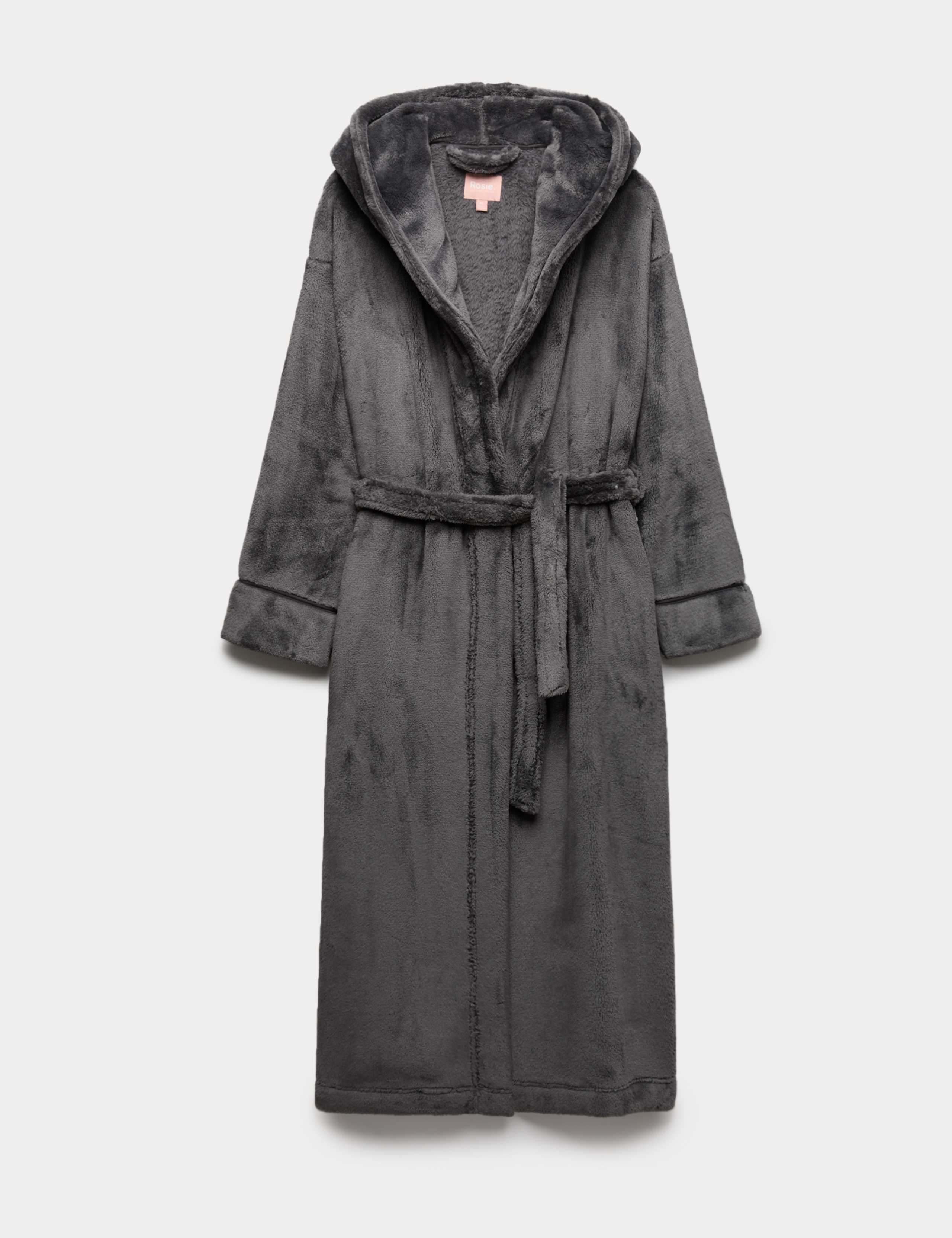 Rosie fleece hooded dressing gown - British product
