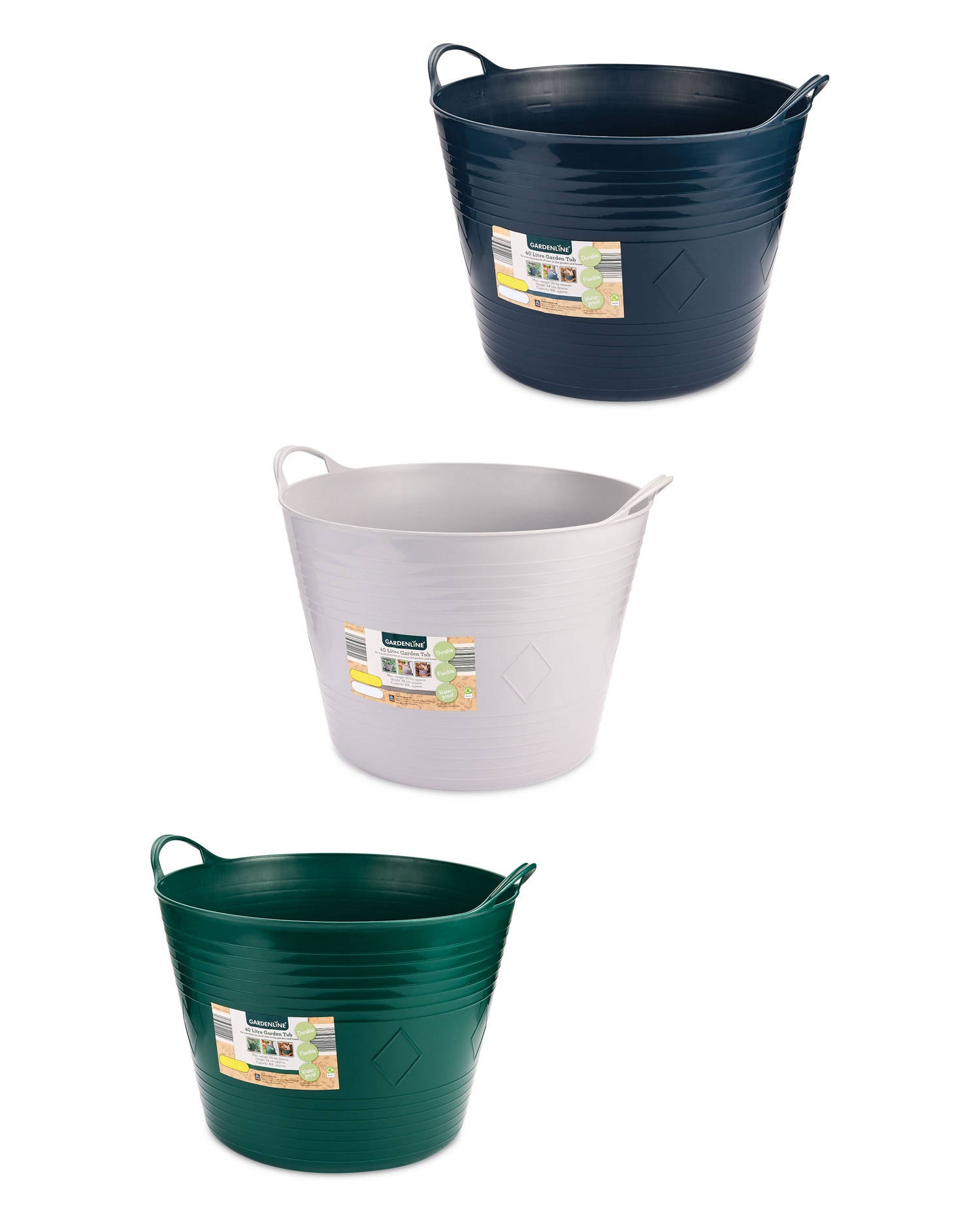 Gardenline Flex Tub 40L - British product