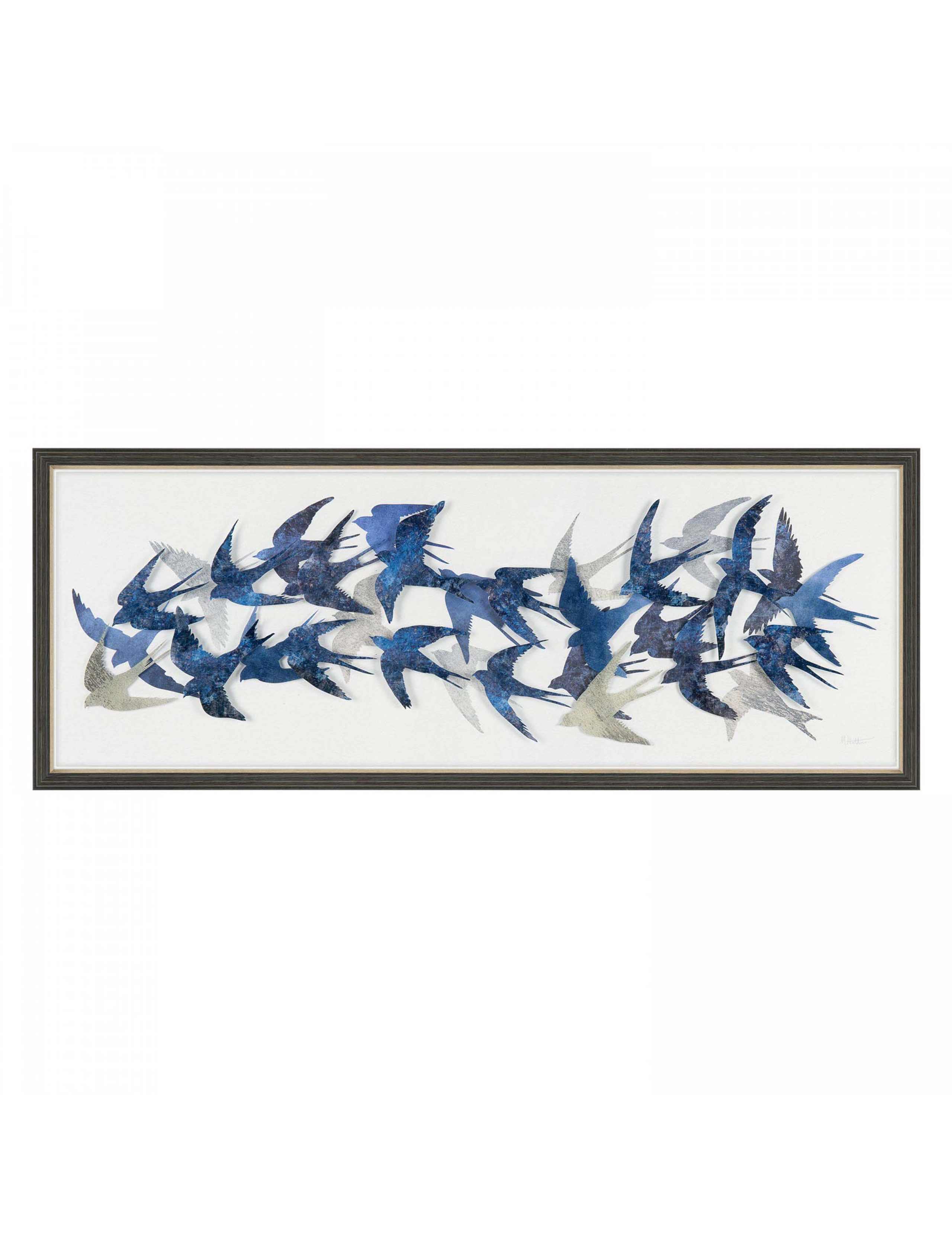 Gallery Direct Flock Together Birds framed art extra-large, UK version