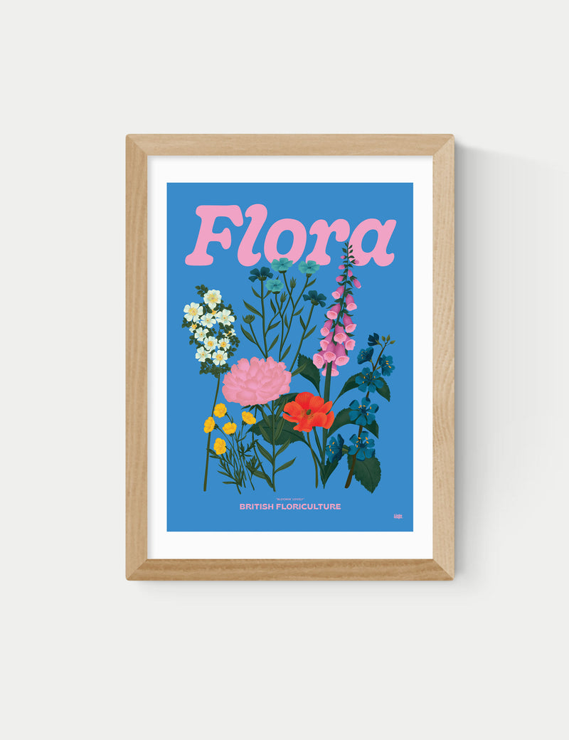 East End Prints Flora Framed Art - British product