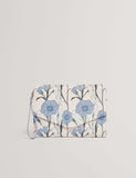 Ted Baker floral clutch bag with wrist strap, imported from the UK