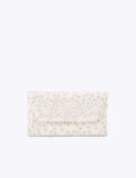 Carvela floral embroidered clutch bag, UK version
