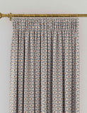 Joules Floral Foulard pure cotton pencil pleat curtains - British product
