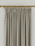 Joules floral foulard pencil pleat curtains - British product