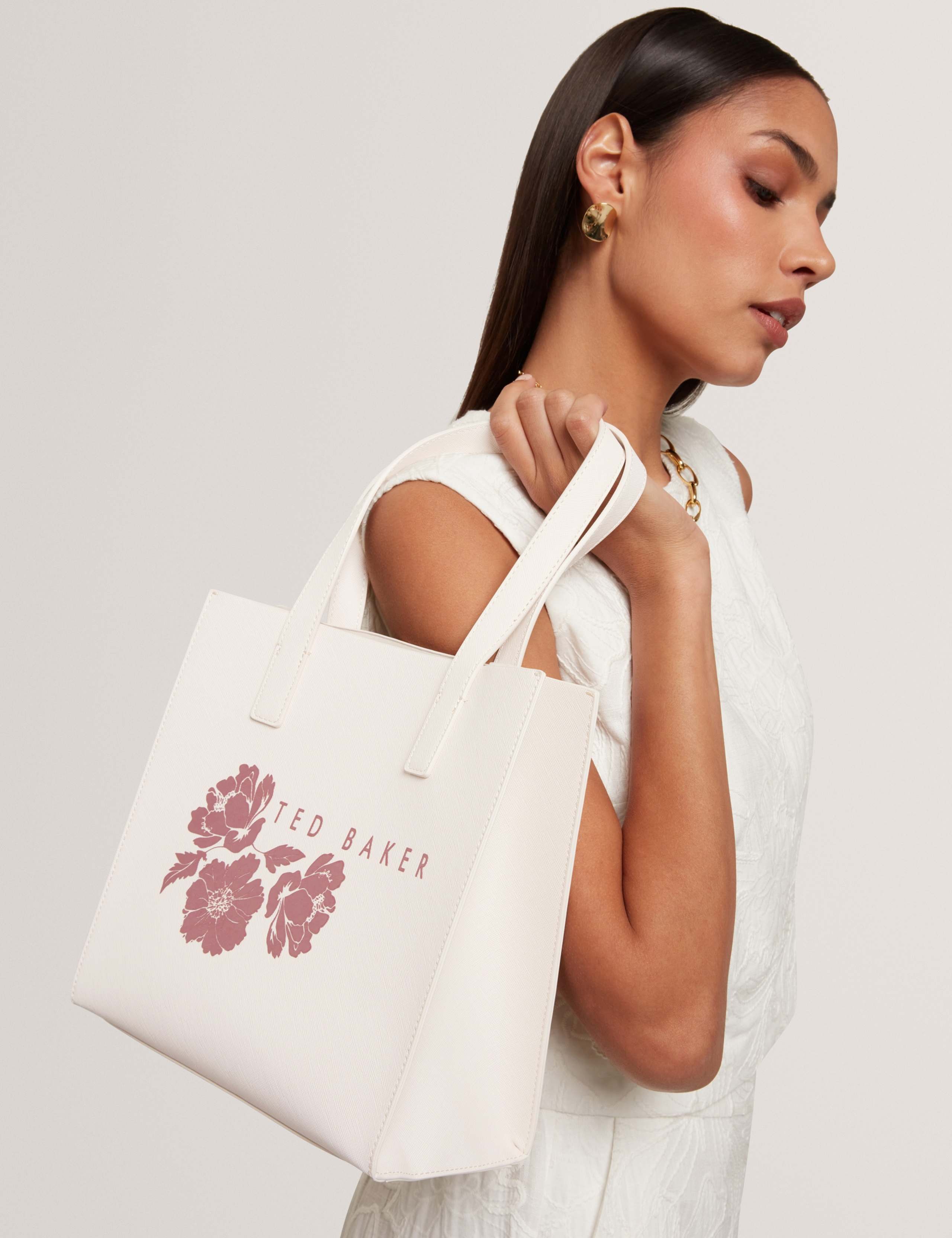 Ted Baker floral graphic structured tote bag - British product