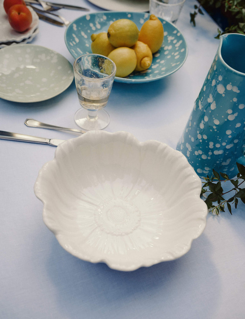 Floral stoneware serving bowl 26.7 cm, imported from the UK