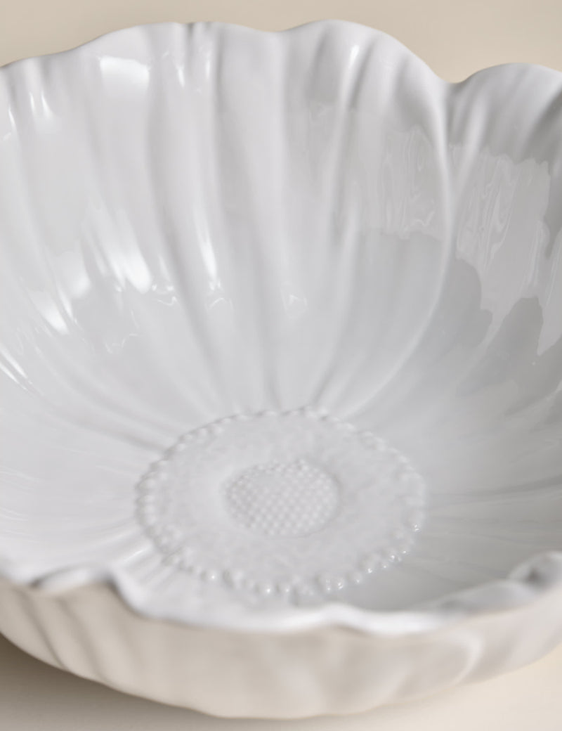 Floral stoneware serving bowl 26.7 cm, imported from the UK