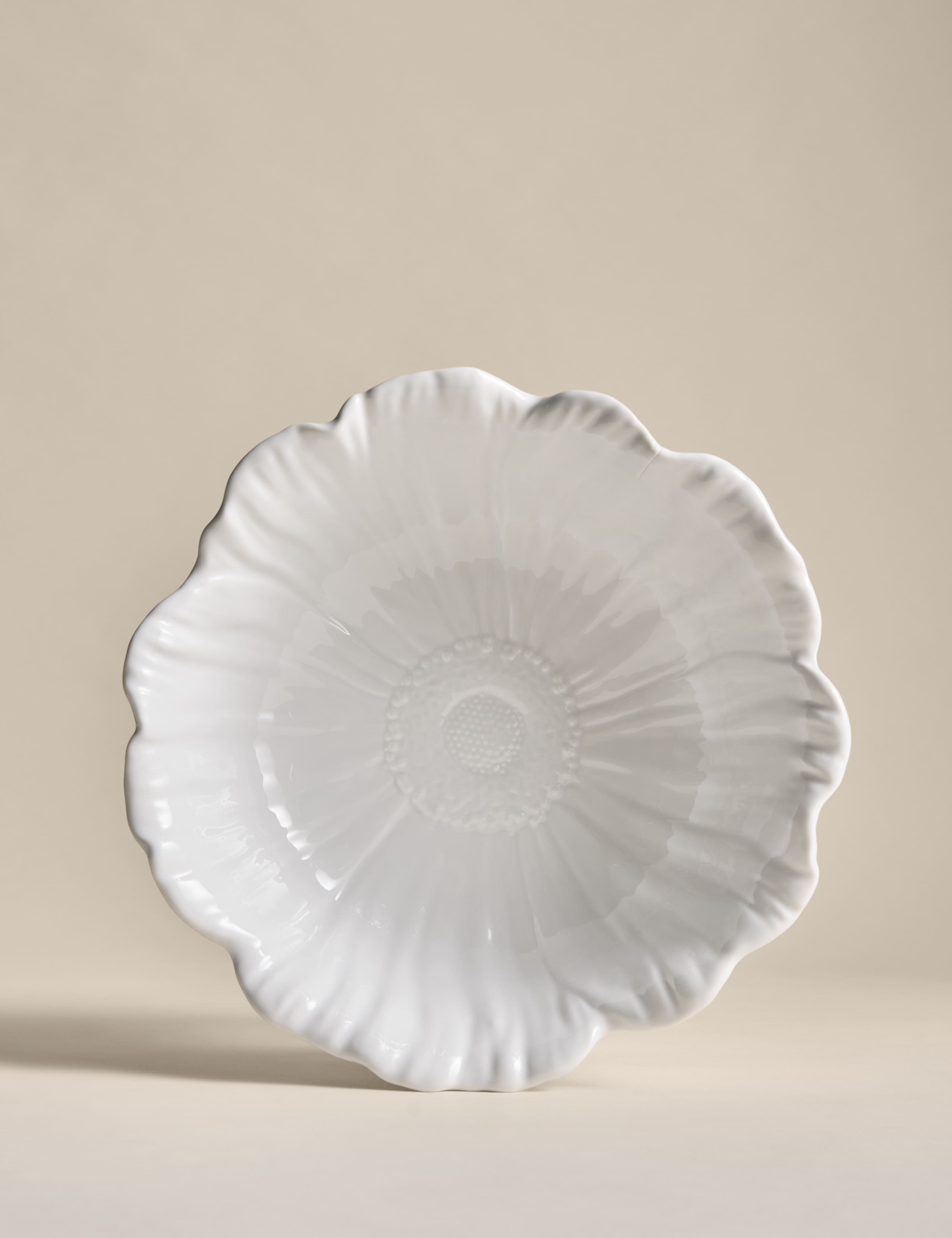 Floral stoneware serving bowl 26.7 cm, imported from the UK