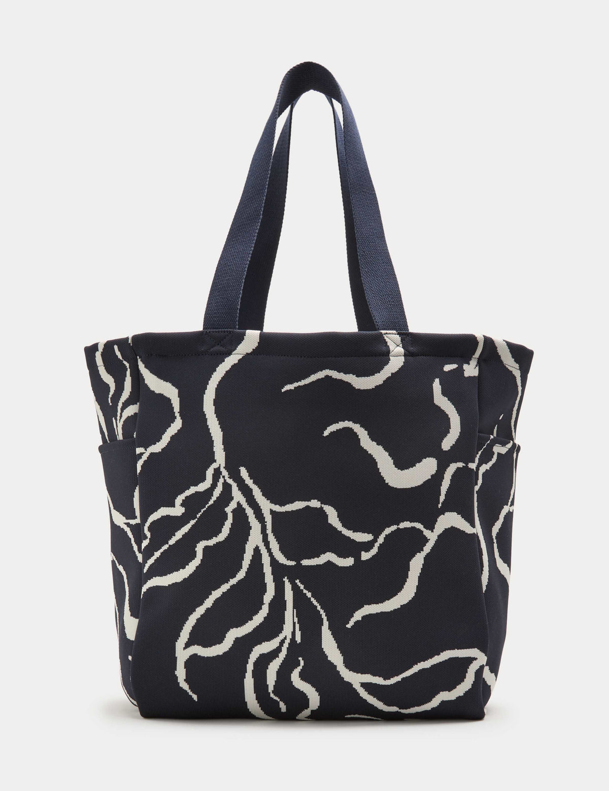 Autograph floral tote bag with zip pocket (British brand)