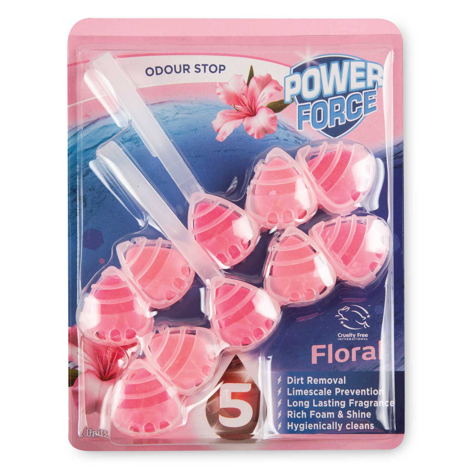 Toilet freshener floral 55g, imported from the UK