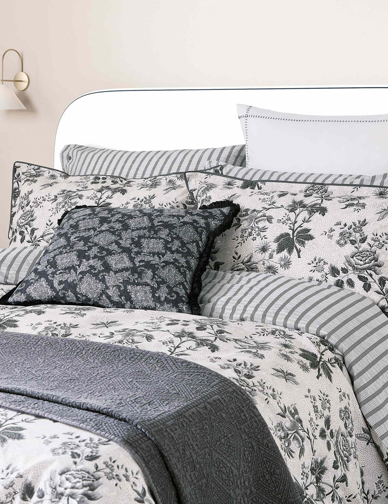 Bedeck of Belfast Florence Filigree eyelash square cushion 50cm, UK version