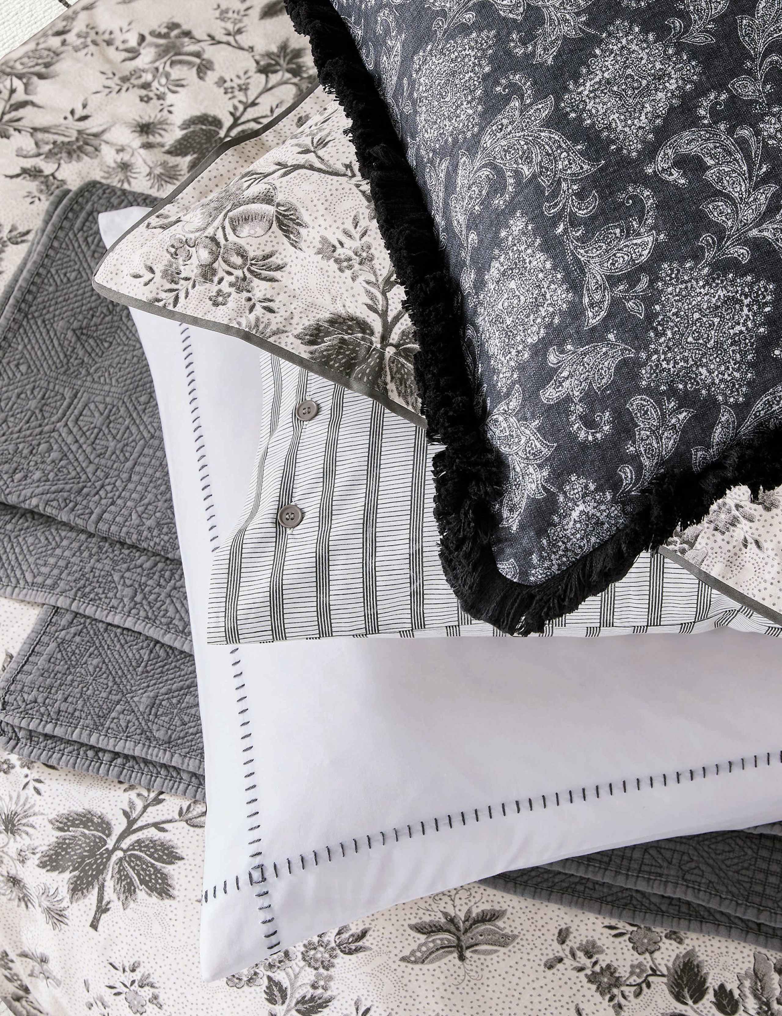 Bedeck of Belfast Florence Filigree eyelash square cushion 50cm, UK version