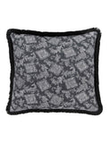 Bedeck of Belfast Florence Filigree eyelash square cushion 50cm, UK version