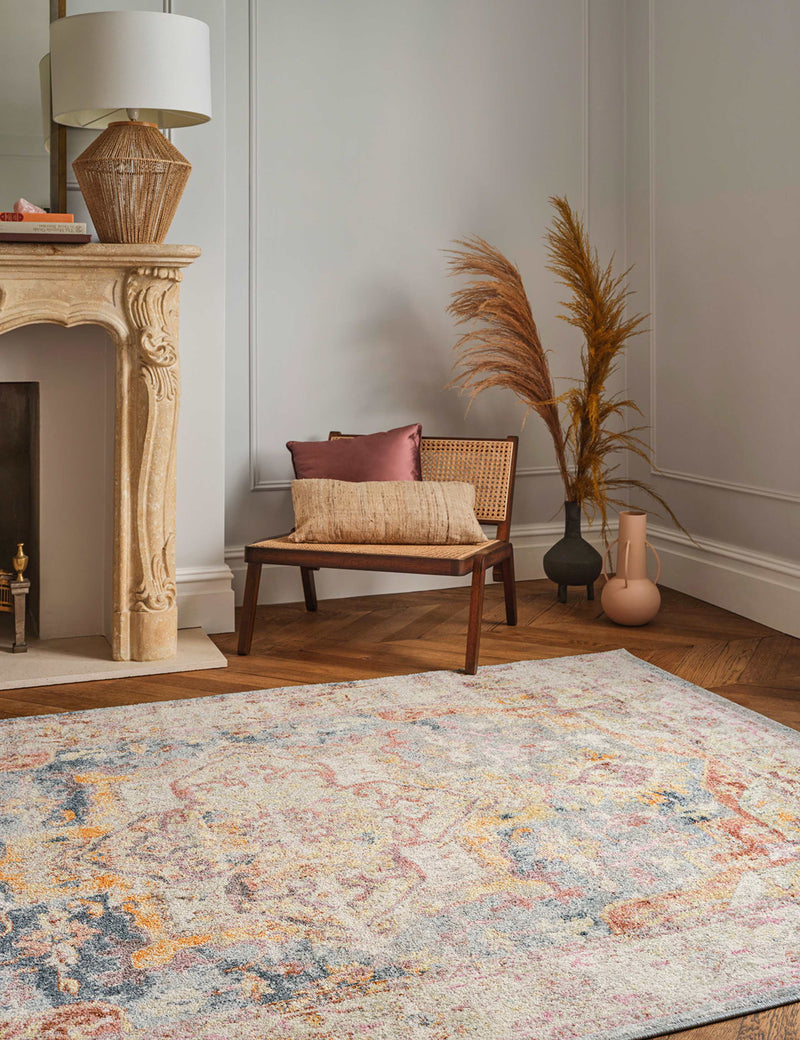 Asiatic Flores Azin woven acrylic rug UK version