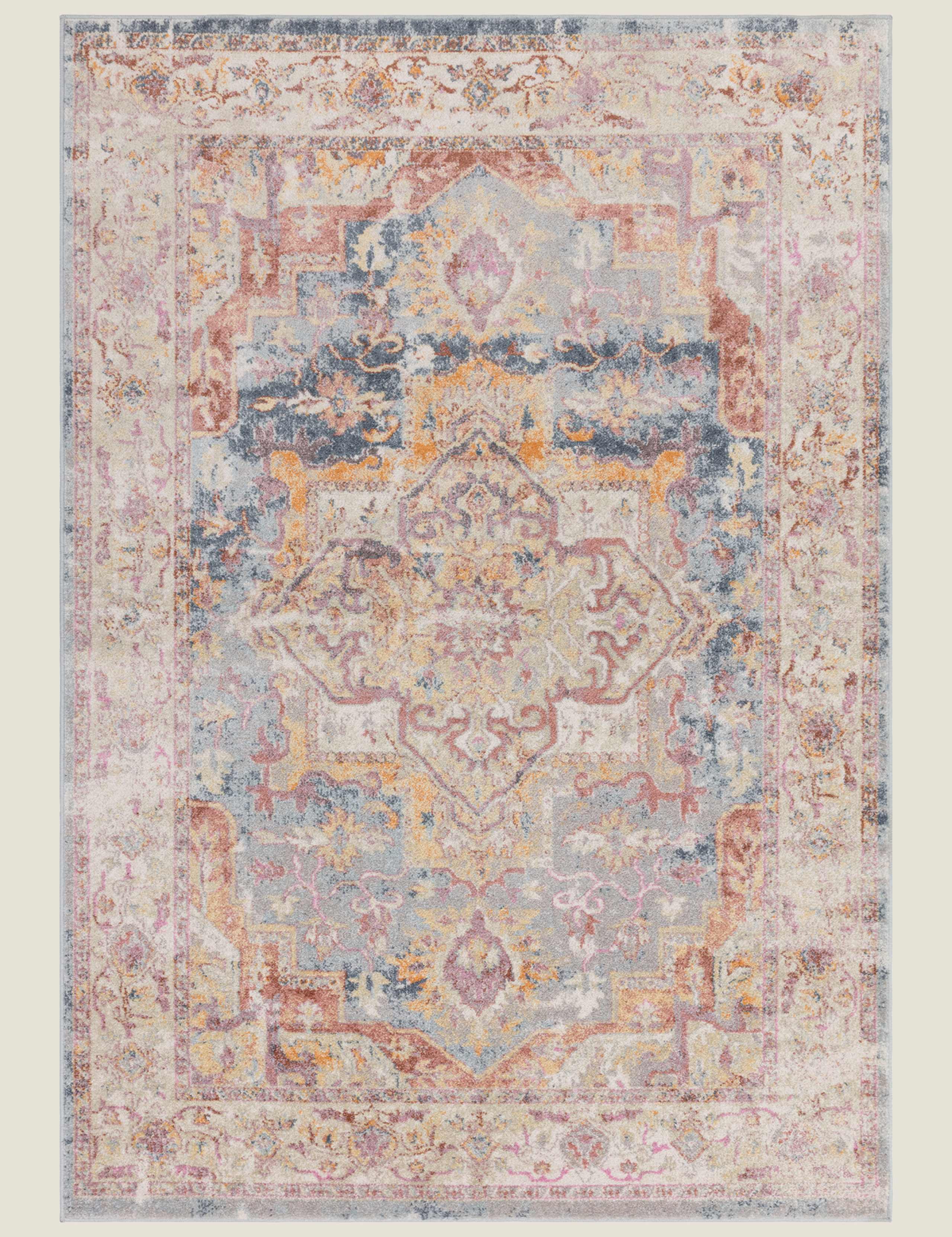 Asiatic Flores Azin woven acrylic rug UK version