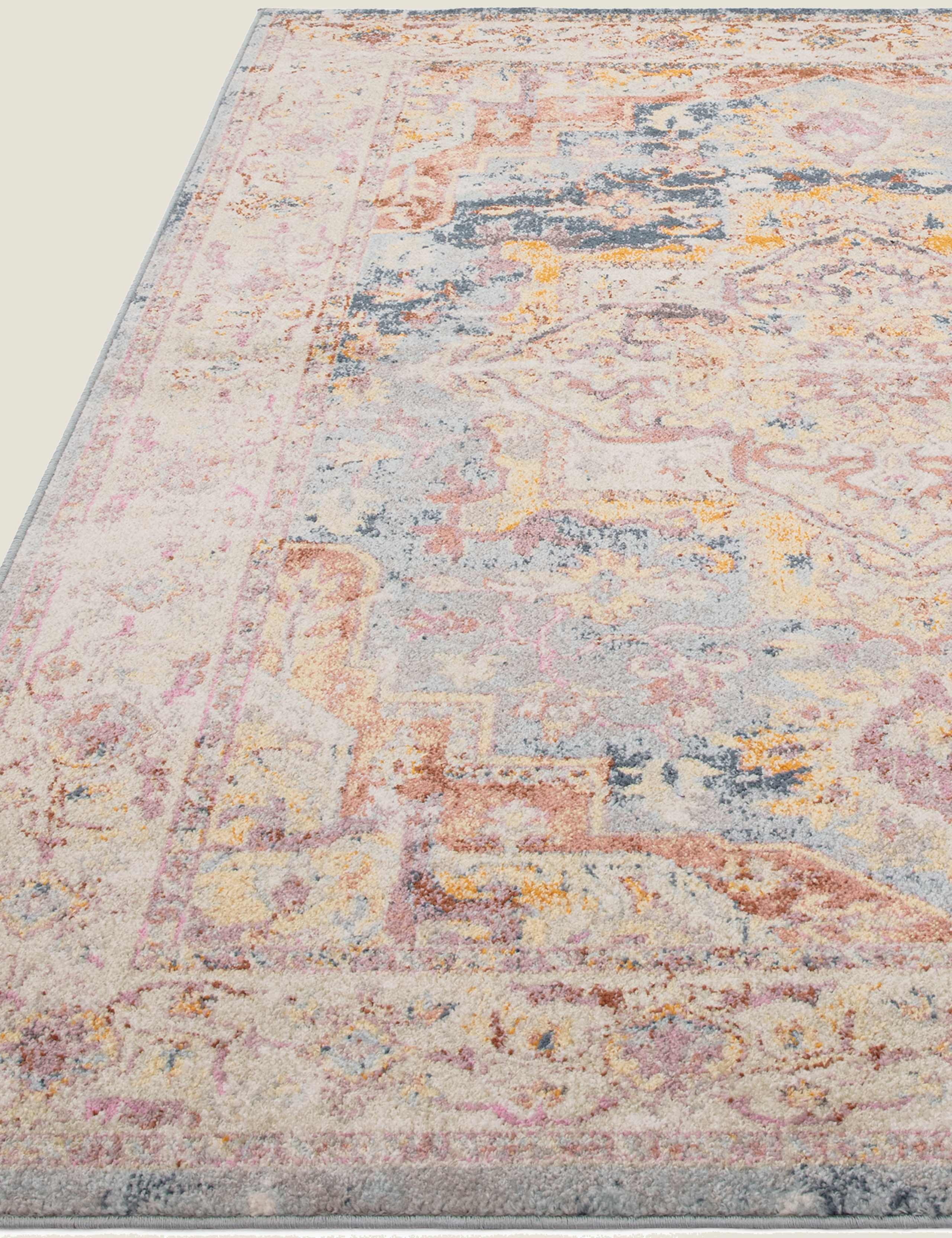 Asiatic Flores Azin woven acrylic rug UK version