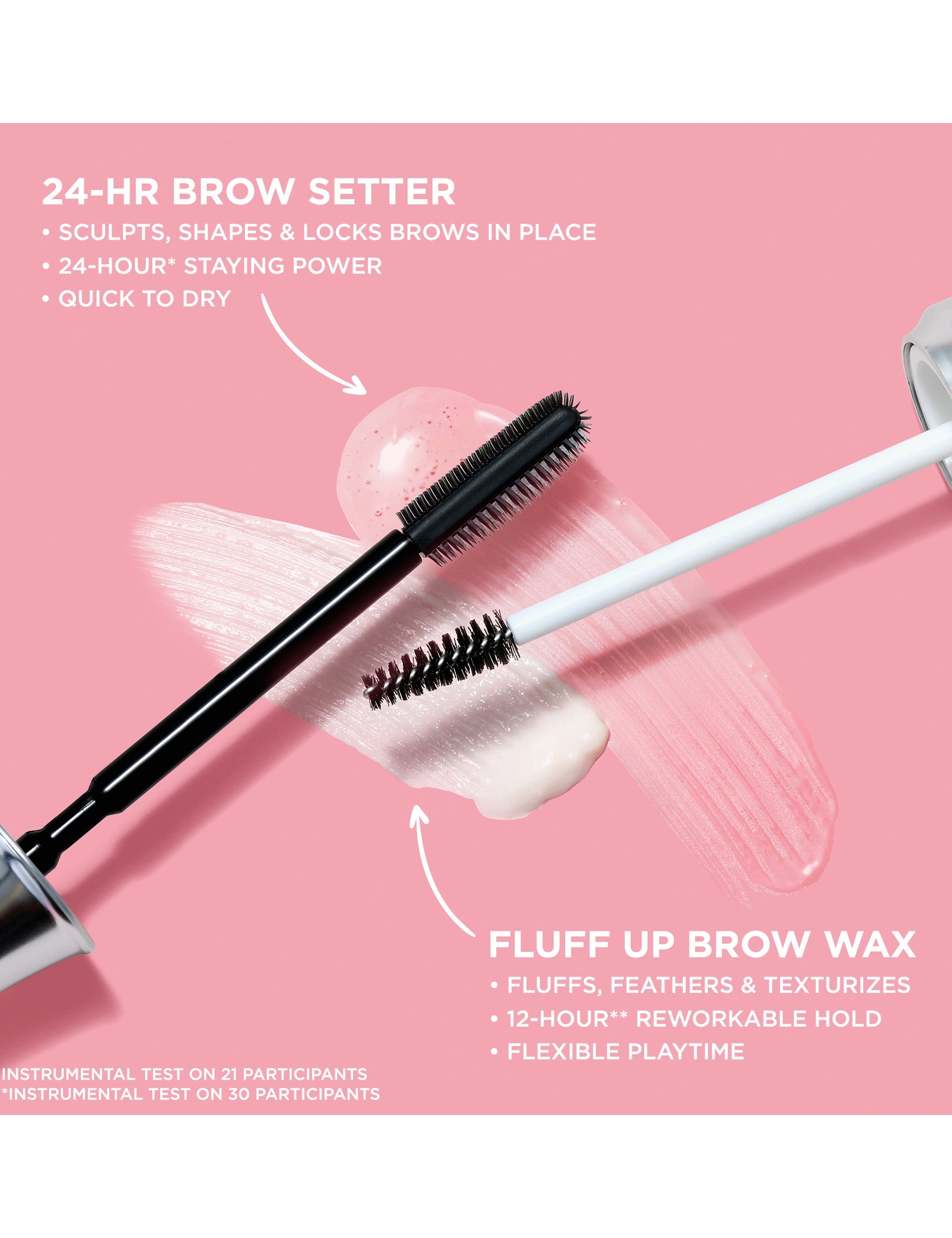 Fluff Up clear brow wax 6ml - British product