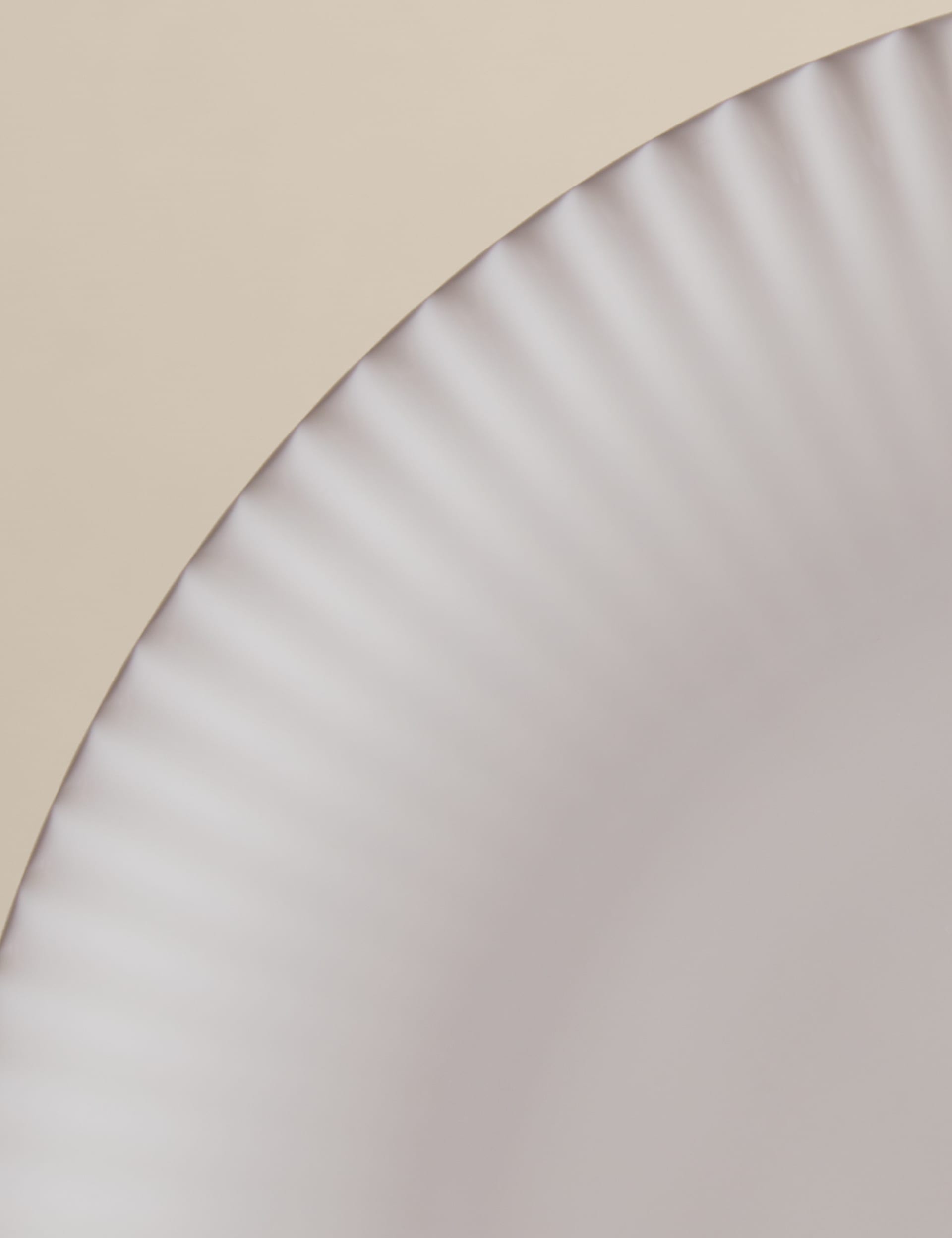 Fluted Hampton dinner plate made from china - British product