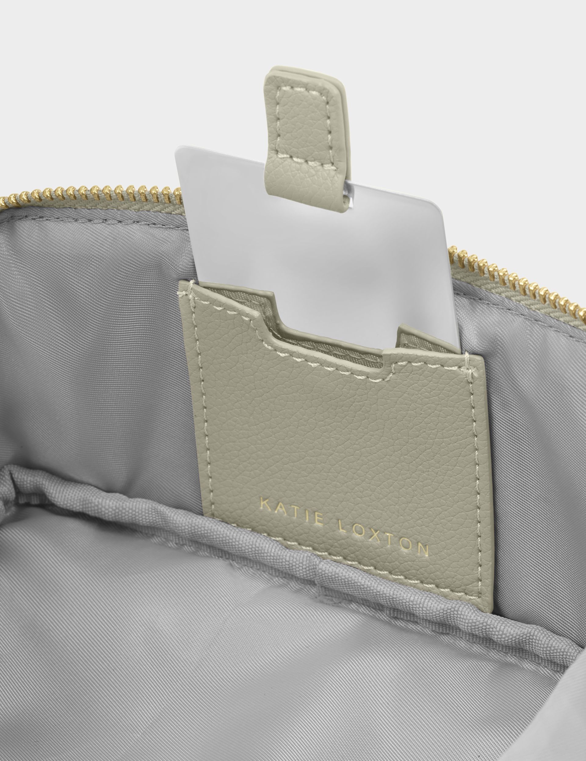 Katie Loxton makeup bag with fold-out mirror - British product