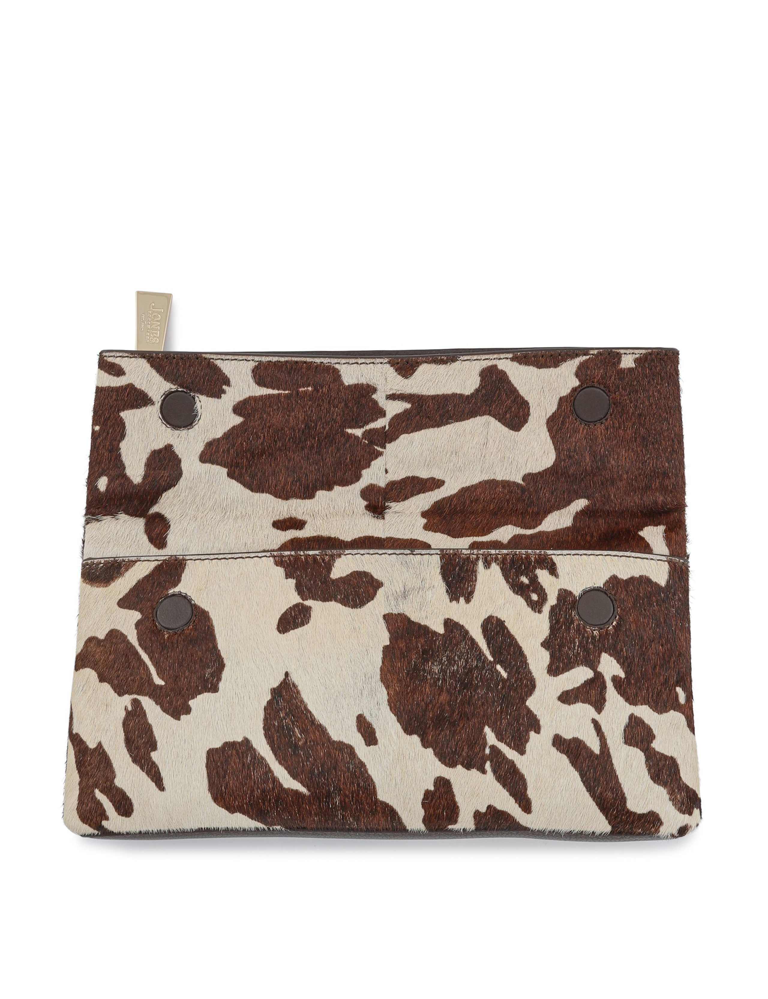 Jones Bootmaker fold over animal print clutch - British product