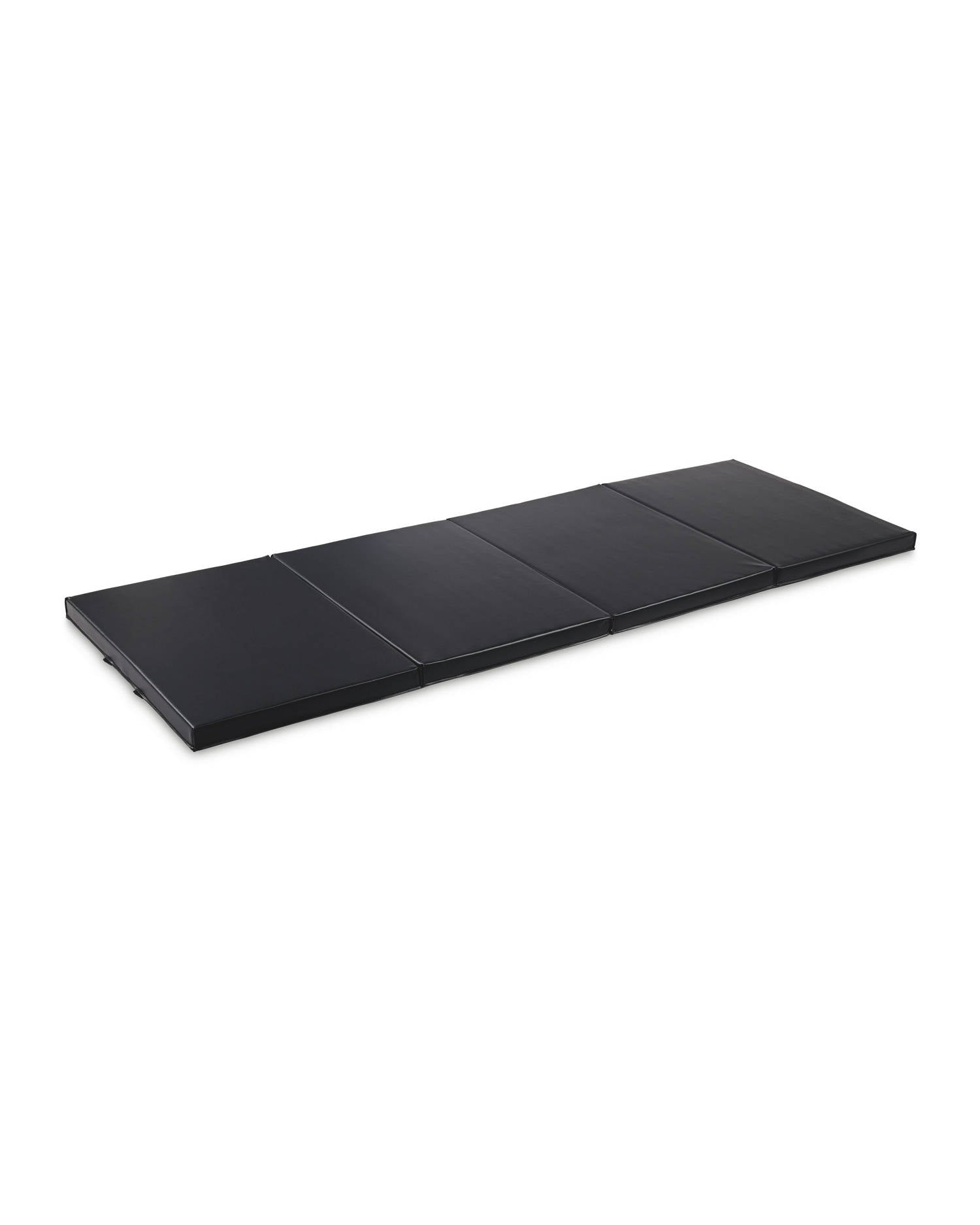Foldable fitness mat 173x60x4cm with carrying handles (British brand)