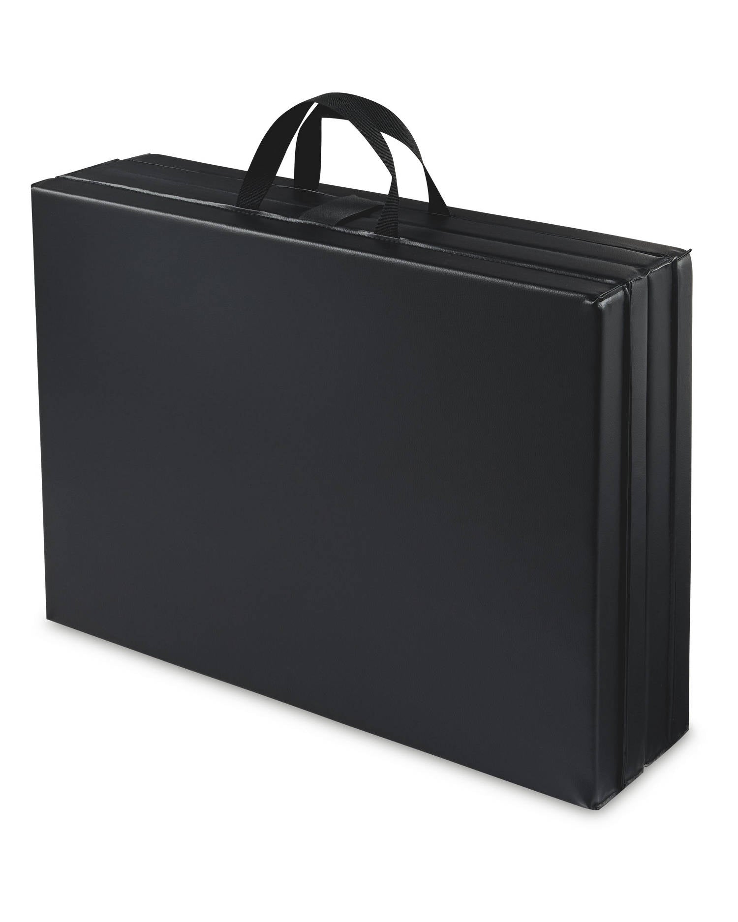Foldable fitness mat 173x60x4cm with carrying handles (British brand)
