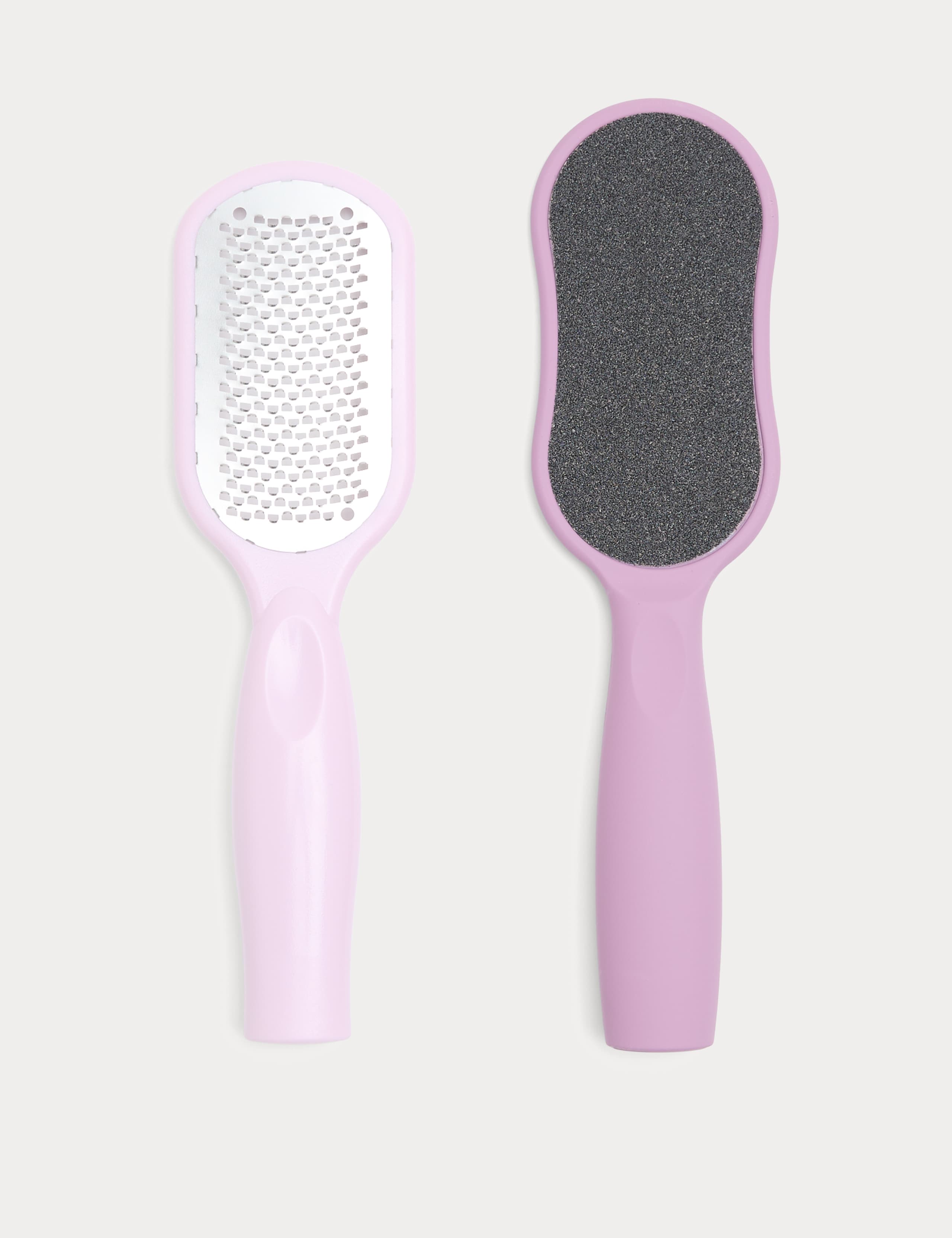 Bloom foot file duo with coarse and fine surfaces, imported from the UK