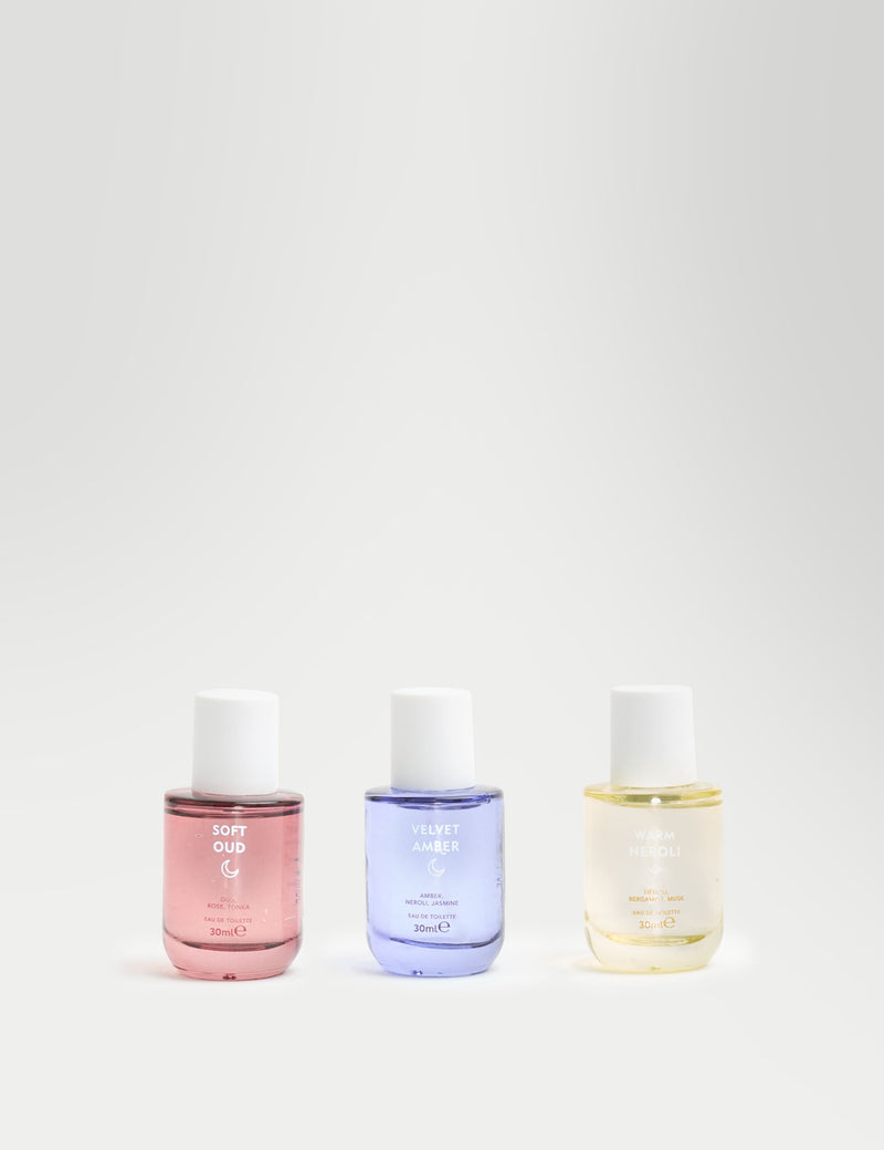 Fragrance Trio Set Eau de Toilette 3x30ml, imported from the UK