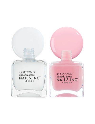 Manucurist French Mani Hack Neglelakk og Verktøysett 2x14 ml