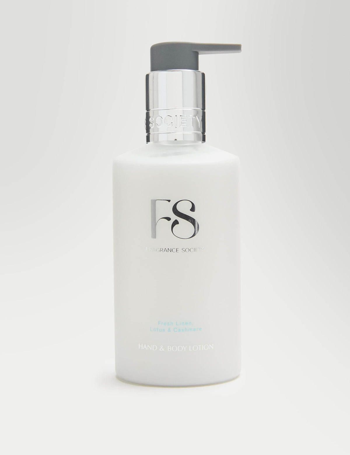 Fragrance Society hand and body lotion 265ml linen lotus cashmere (British brand)