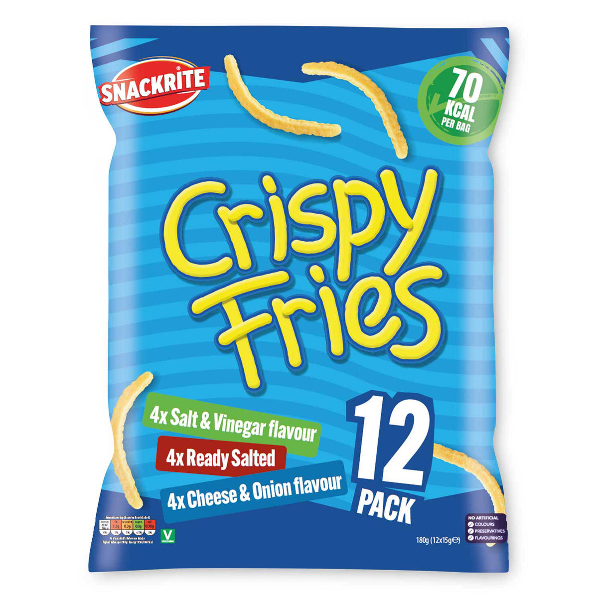 Snackrite Fries 12 Pack - British product