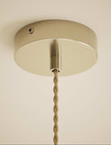 Frill glass pendant ceiling light 28cm (British brand)