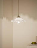 Frill glass pendant ceiling light 28cm (British brand)