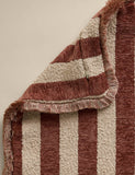 Chenille stripe cushion cover 50x50cm (British brand)