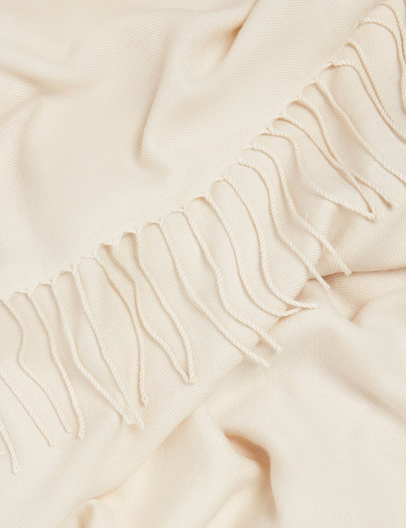Hobbs fringed scarf in super-soft blend - British product