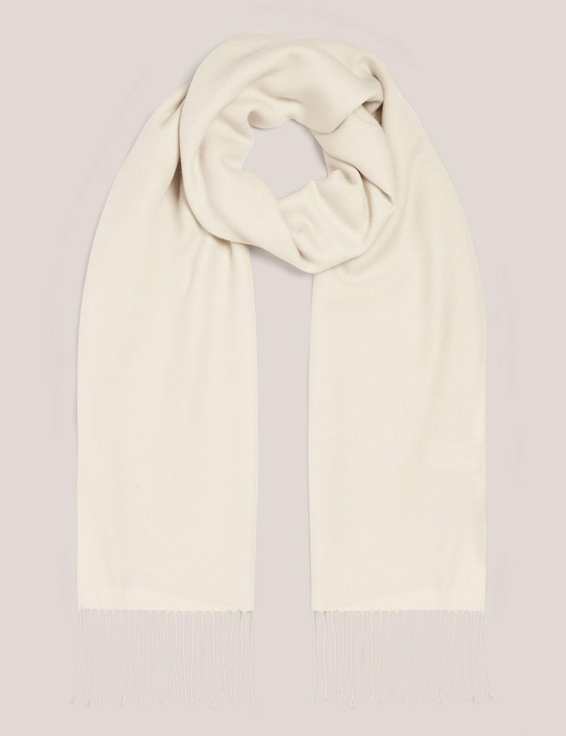 Hobbs fringed scarf in super-soft blend - British product