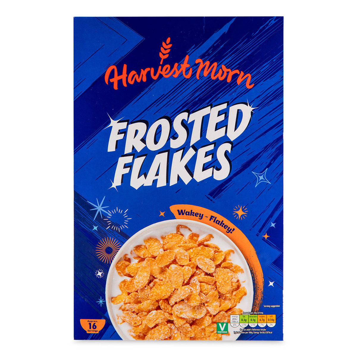 Frosted Flakes sweet corn breakfast cereal, UK version