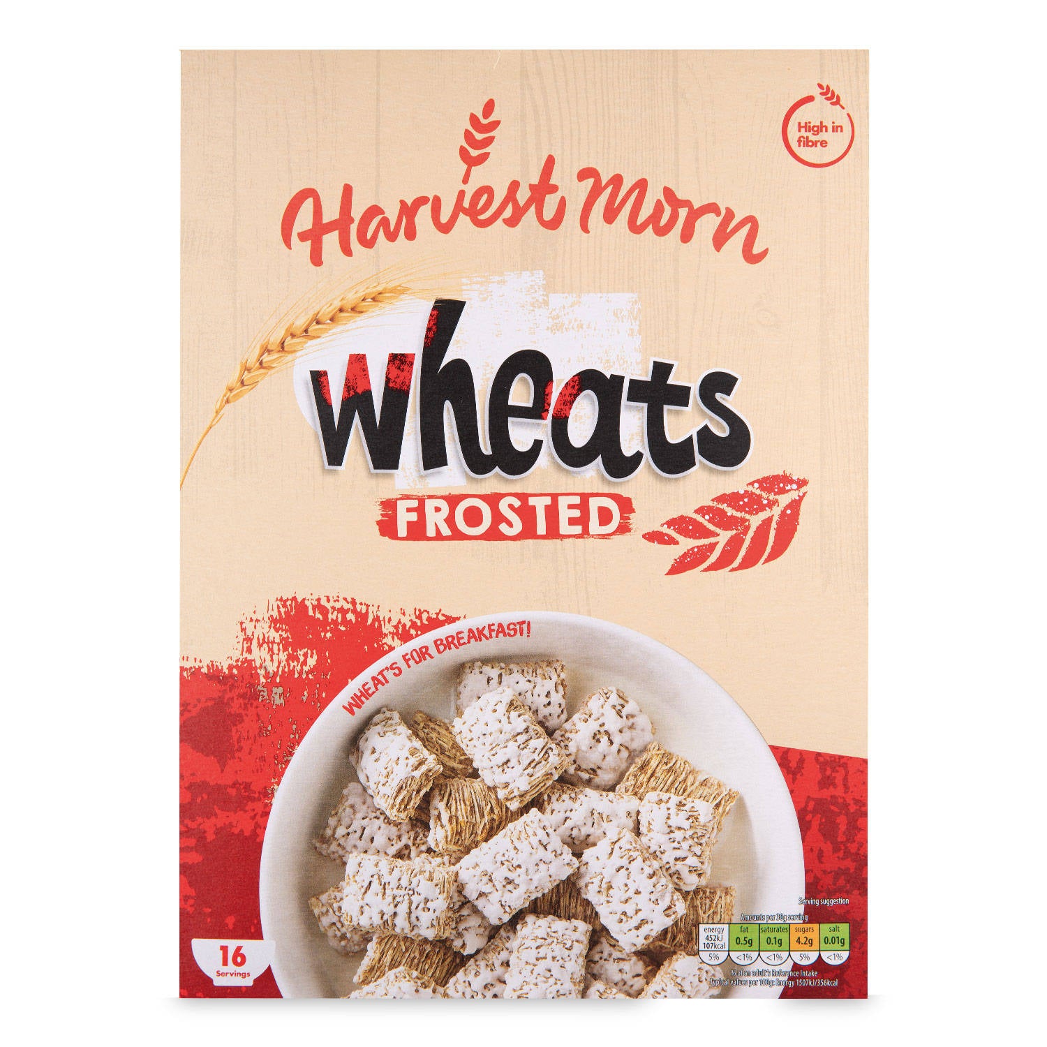 Frosted Wheats wholegrain wheat cereal biscuits, British brand