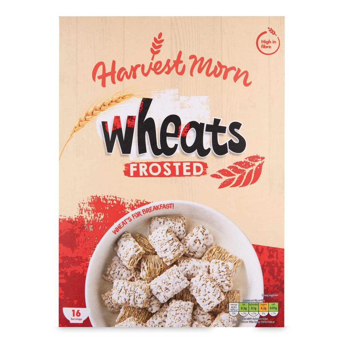 Frosted Wheats wholegrain wheat cereal biscuits, British brand